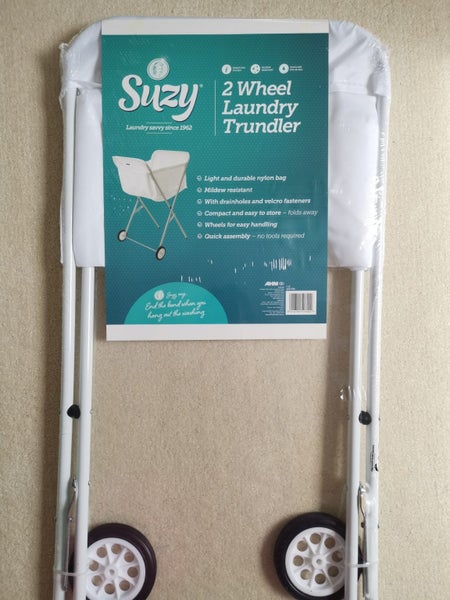 Suzy Laundry Hamper Trolley / Trundler With 2 Wheels Carousel 5