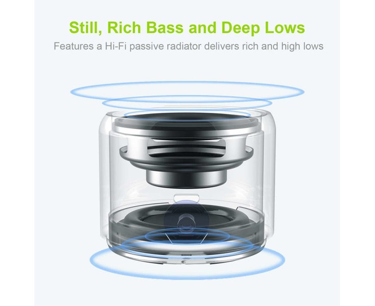 A106 Pro Portable Bluetooth Speaker with Custom Bass Radiator,Brief Design,IP Carousel 2