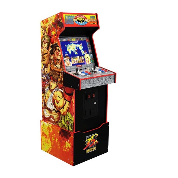 Arcade1Up Street Fighter Capcom Legacy Arcade Game (Yoga Flame Edition) BACKO... Carousel 2