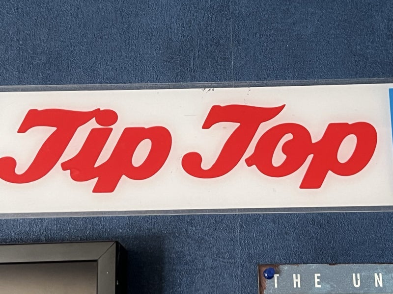 Tip Top Perspex Sign - 1.1 Metres Carousel 2