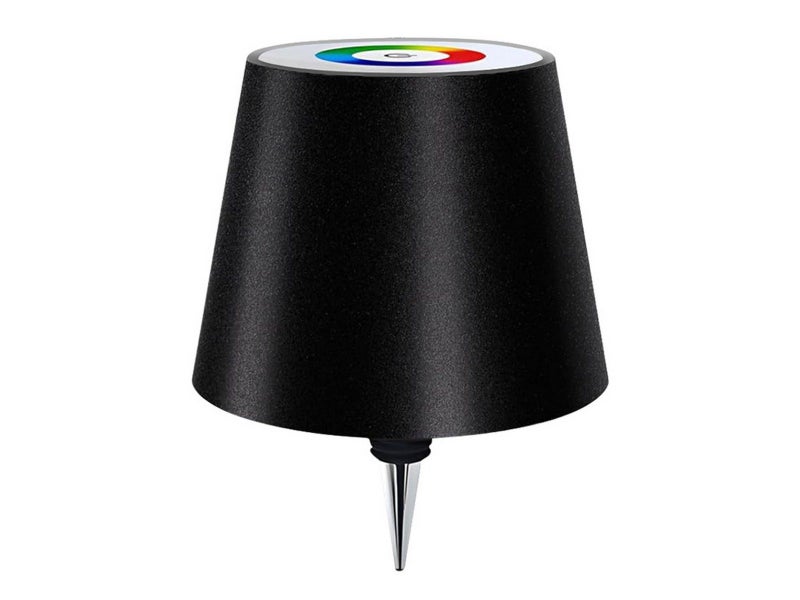 3 Colors Stepless Dimming Wine Bottle Lamp USB Charge LED Wine Bottle Lamp Black Carousel 2