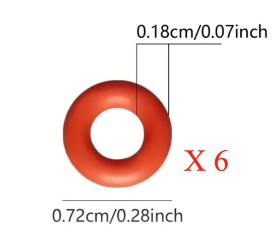 Breville Espresso Machine Elbow Connector O ring (PACK OF 6) SP0001565 SP0025526 Carousel 1
