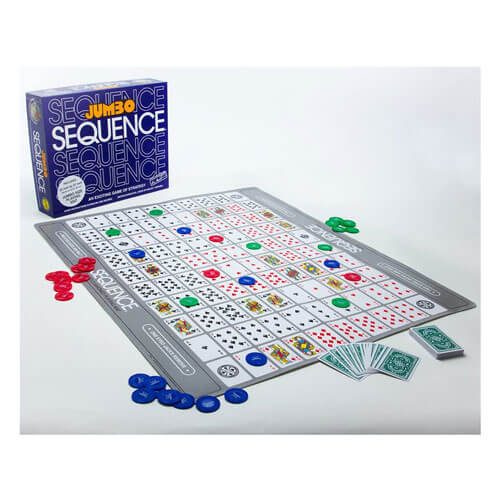 Sequence Jumbo Box Edition Board Game Carousel 2