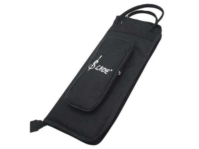 Black Oxford Cloth Drumstick Backpack Gig Bag For Jazz Drum Sticks Music Book Carousel 1