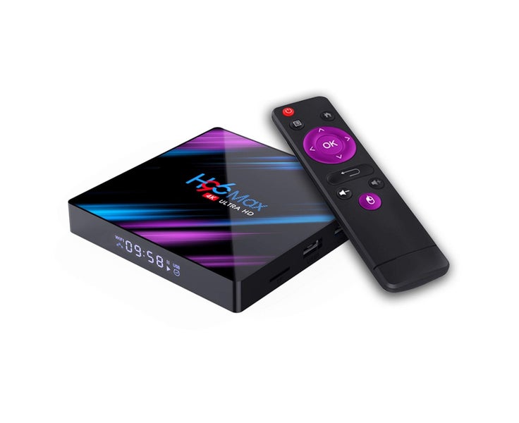 Android 10.0 Smart TV Box 4GB 32GB ROM 2.4GHz/5GHz WiFi 4K Quad Core HD Carousel 1