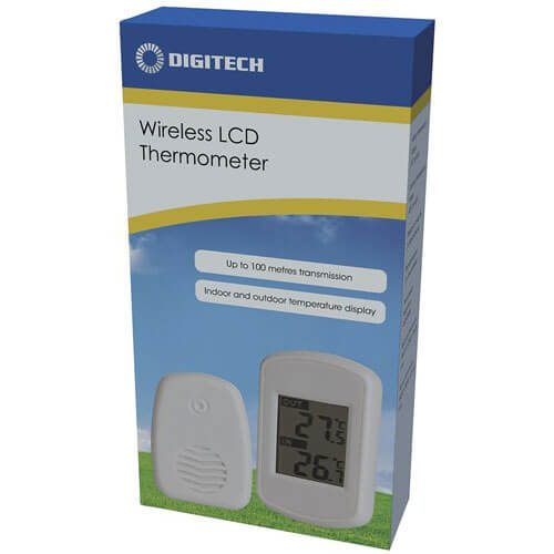 Wireless In & Out LCD Thermometer Carousel 3