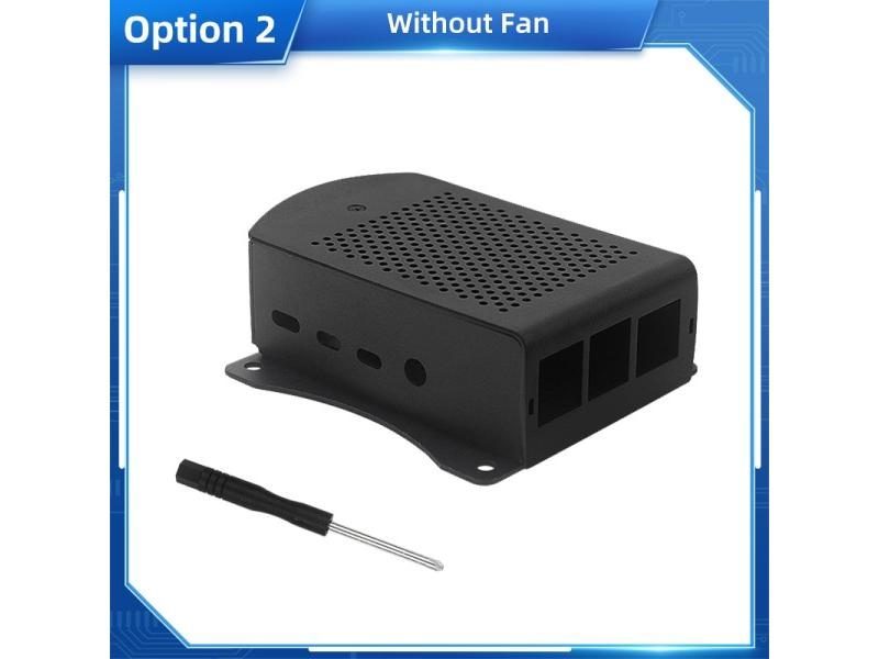 Raspberry Pi 4 Aluminum Alloy Case With Hanging Bracket Cooling Fan Screwdriver Carousel 1