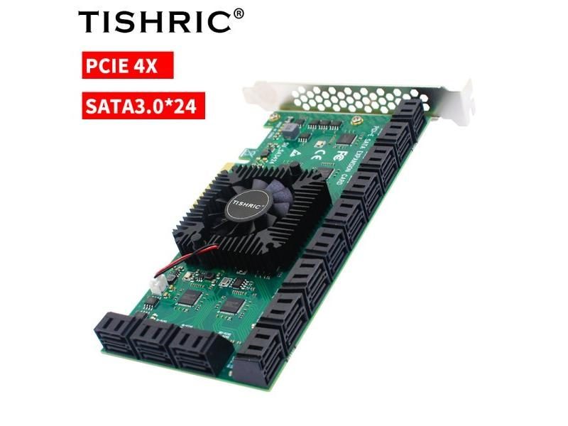 PCIE Sata 1X To Multiple Ports SATA3.0 Expansion Card Adapter Carousel 1