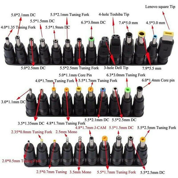 Universal Charger Power Supply Adapter Plug Jack For Laptop Notebook Carousel 2