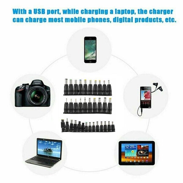 Universal Charger Power Supply Adapter Plug Jack For Laptop Notebook Carousel 11