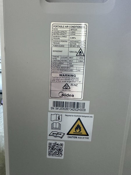 Midea Portable Air Conditioner 3.3kW Reverse Cycle with WiFi Carousel 2