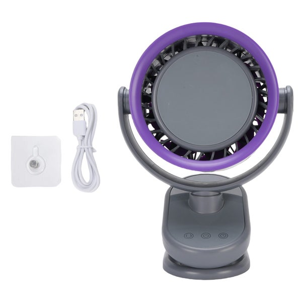 tilt desk fan air circulator fan quiet wall mounted table fan desktop clip on Carousel 8
