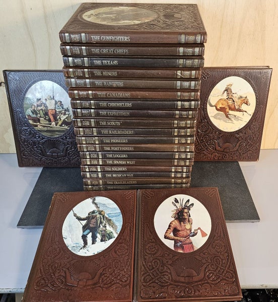 Published 1973-1980 23 Volumes of Time Life "The Old West" in As New Condition. Carousel 1