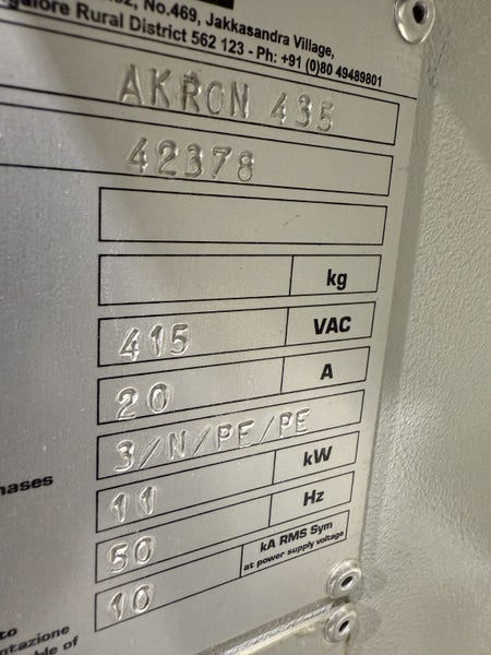 Biesse Akron 435 Edgebander62971968189187113