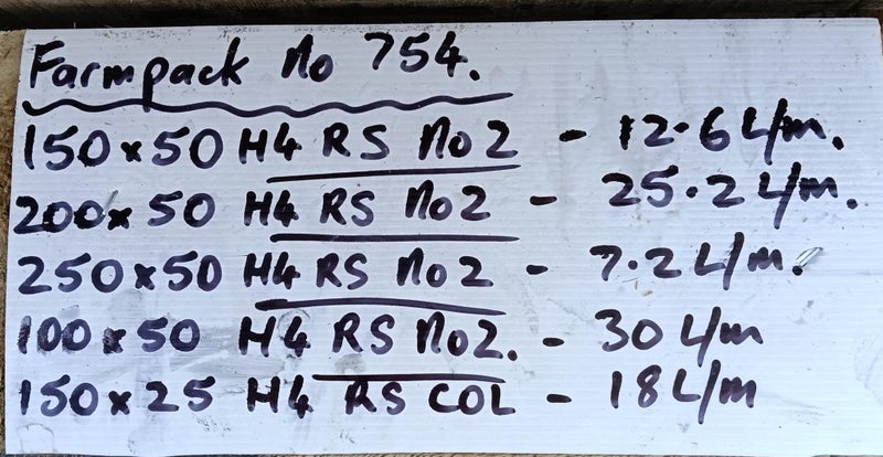 $1 Reserve - Mixed Pack of H4 Rough Sawn Timber Carousel 6
