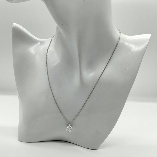 $1 RES * RRP Value $11,200.00 * 1.51ct Platinum Diamond Necklace * w/ NZ VAL Carousel 2