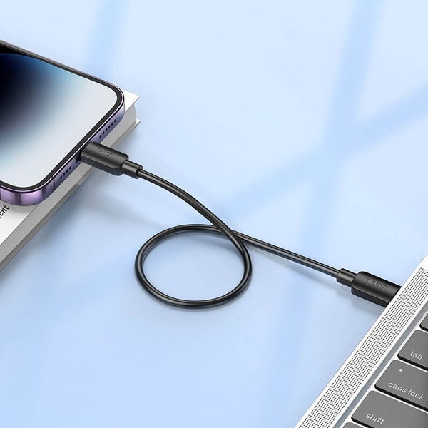 hoco PVC PD 20W Type-C to Lighting 2.4A Fast Charging Data Cable 25cm X96 Carousel 2