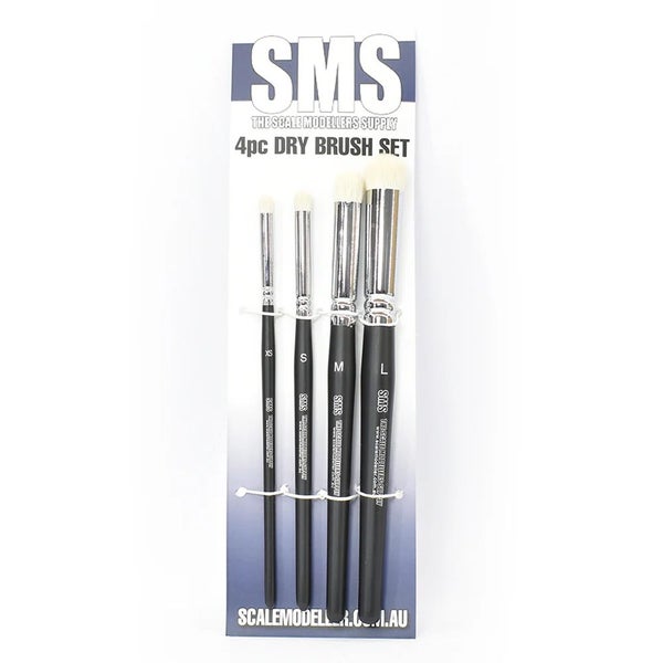 Scale Modellers Supply Synthetic Dry Brush Set 5Pc64360673679106110