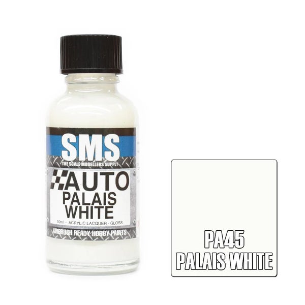 Air Brush Paint 30Ml Palais White Acrylic Lacquer Scale Modellers Supply629700704606751117