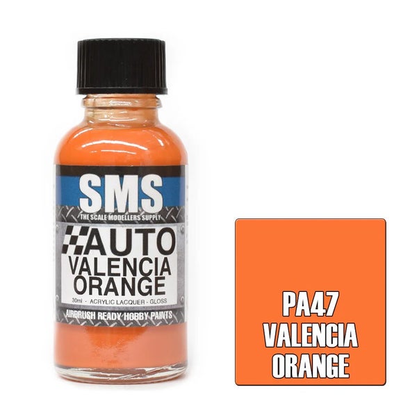 Air Brush Paint 30Ml Valencia Orange Acrylic Lacquer Scale Modellers Supply629691221477141120