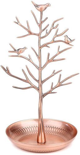 Jewellery Stand Organiser Tree Bird Ring Earring Necklace Holder 2028505* Carousel 1