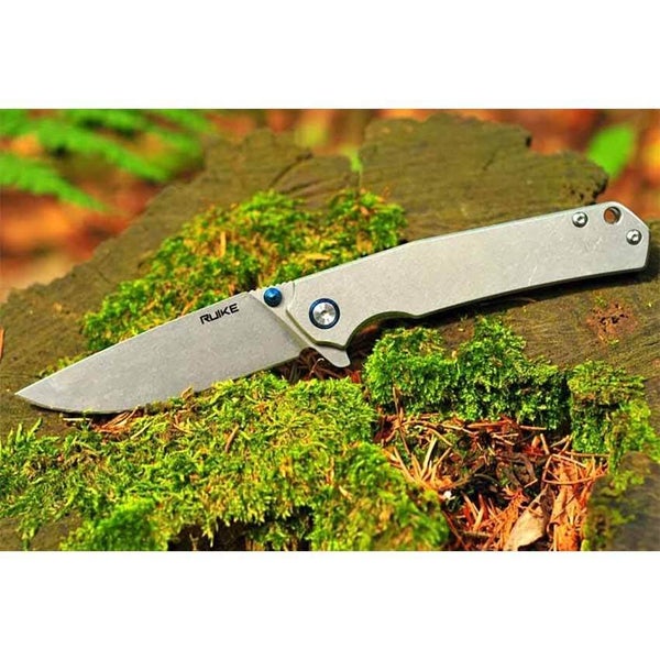 Ruike Folding Knife - Stone-Washed Carousel 2