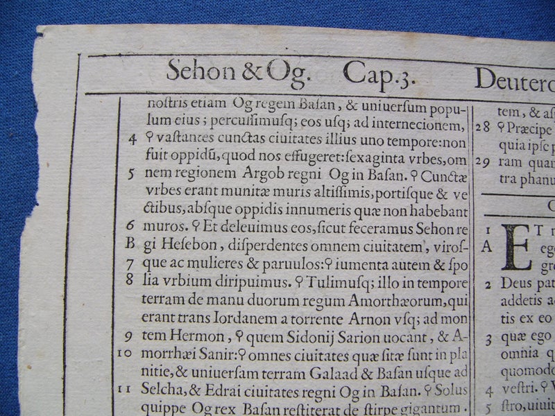 ## 1606 Bible page revised by Pope Sixtus V ## Carousel 8