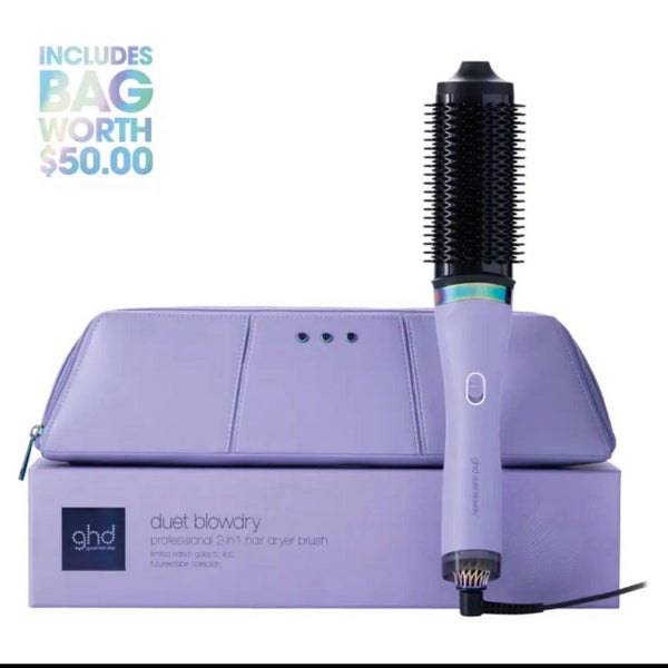 ghd - NEW - Duet Blowdry 2-in1 Blowdry Brush in Galactic Lilac Carousel 5