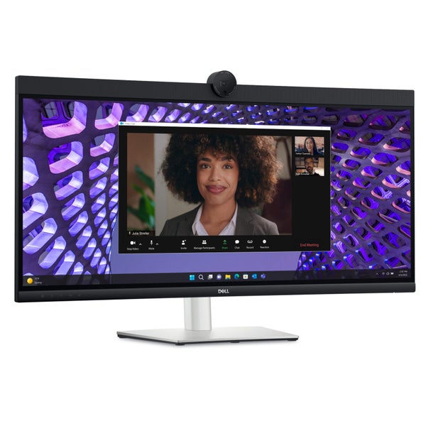 Dell P3424WEB 34" Ultrawide QHD Curved Conference Monitor With Built-in Camera Carousel 2