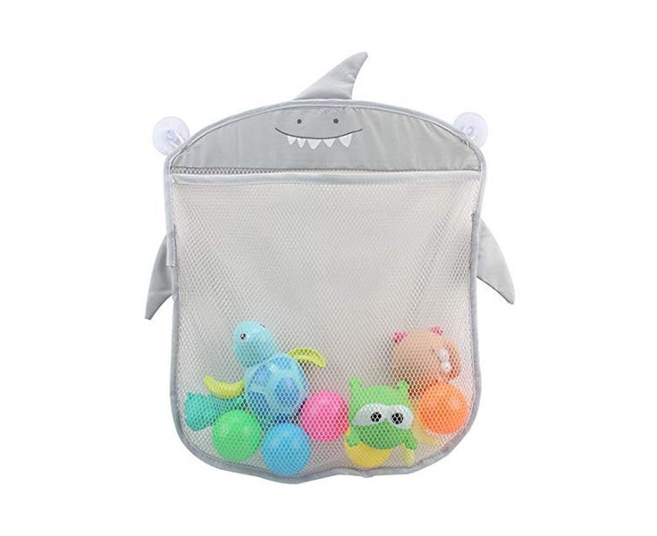 Baby bath toy storage bag, bathroom storage hanging net Carousel 1
