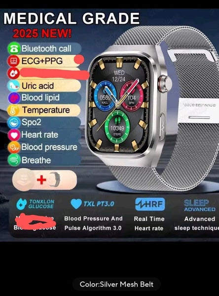 SMART WATCH (MEDICAL GRADE)MAKE AND RECEIVE CALLS Carousel 2