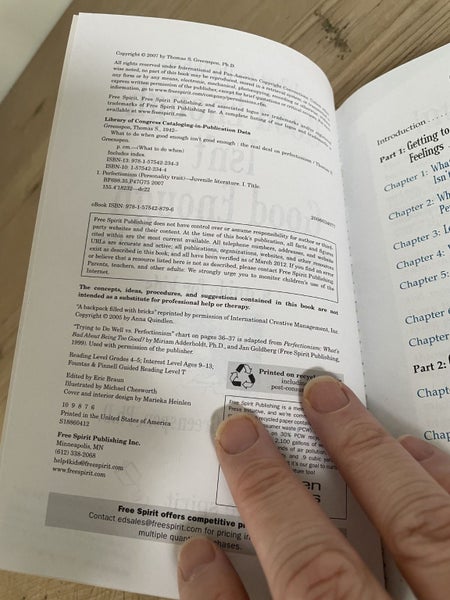 What to Do When Good Enough Isn't Good Enough By Thomas S. Greenspon, Ph.D. Carousel 6
