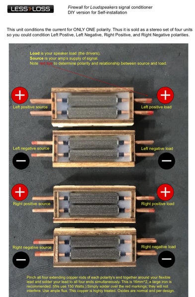 LESSLOSS Firewall 640x DIY version for Speakers (list $1600/4set) Carousel 1