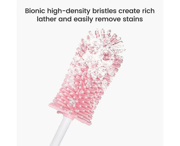 Baby Bottle Brushsilicone Bottle Brush Soft Mom Bottle Brushes For Cleaning W Carousel 1
