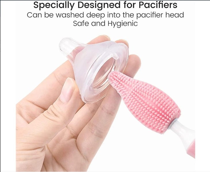 Baby Bottle Brushsilicone Bottle Brush Soft Mom Bottle Brushes For Cleaning W Carousel 5