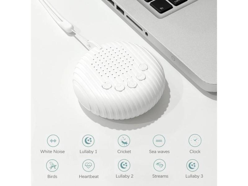 Baby Portable USB Rechargeable Sleep Sound Player With 10 Voices Timed Shutdown Carousel 1