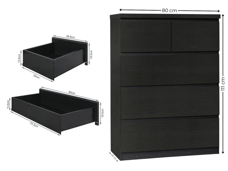 Tallboy 5 Drawers Carousel 13