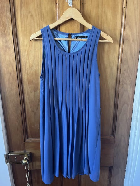 Kate Middleton Zara Medium Cornflower Blue Honey moon dress62990728290179111