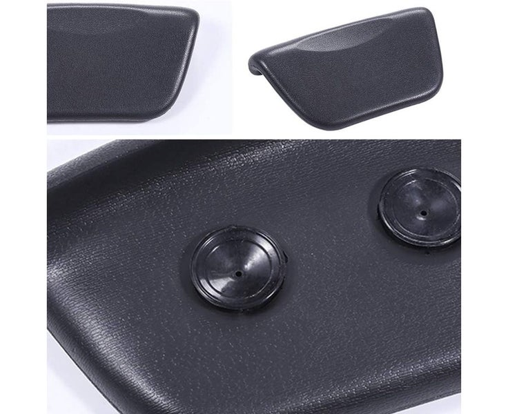 Bath Pillow Head Rest Soft Home PU Leather Bathroom Accessories Suction Cup N Carousel 6