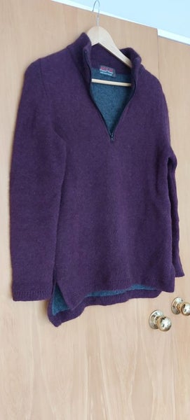 Mkm Original Womans 1/2 zip double layer possum fur lined jersey RRP $219 S62971969109379114
