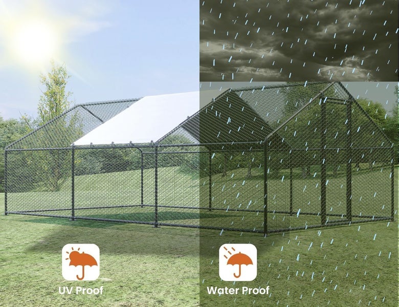 Outdoor Chicken Run - 300x600x200cm Carousel 2