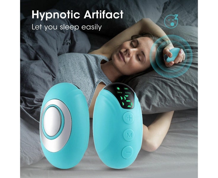Black Handheld Nighttime Sleep Aid Device Intelligent Calm Carry Anxiety Devi Carousel 1