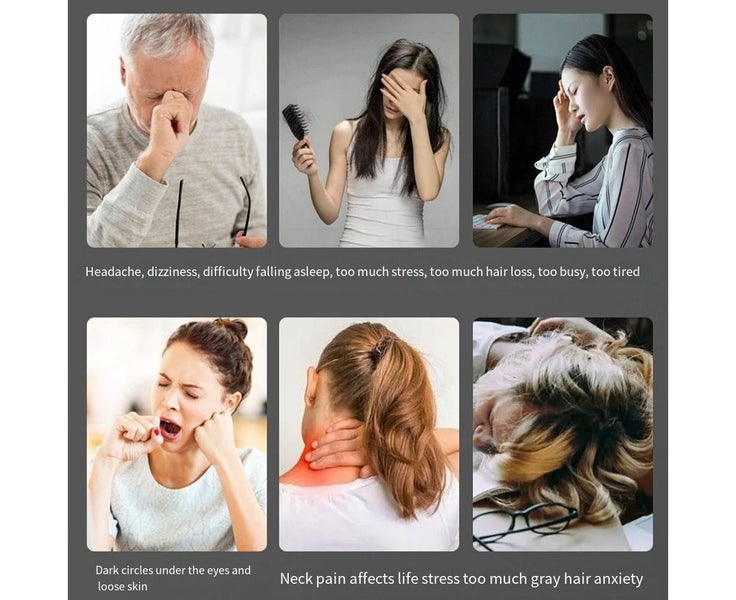 Blood Circulation Meridian Massage Comb Scalp Meridian Massager Shoulder-Main Carousel 2