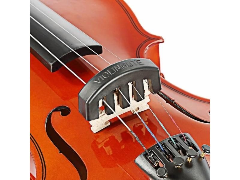 Rubber Violin Mute Silencer For 4/4 3/4 1/2 Violino Practice Accessories Violin Carousel 1