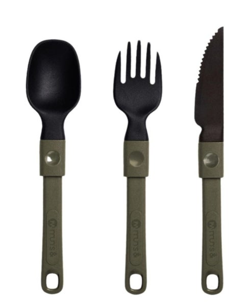 Muns Foldable 3pce Polyamide Cutlery Set Carousel 1