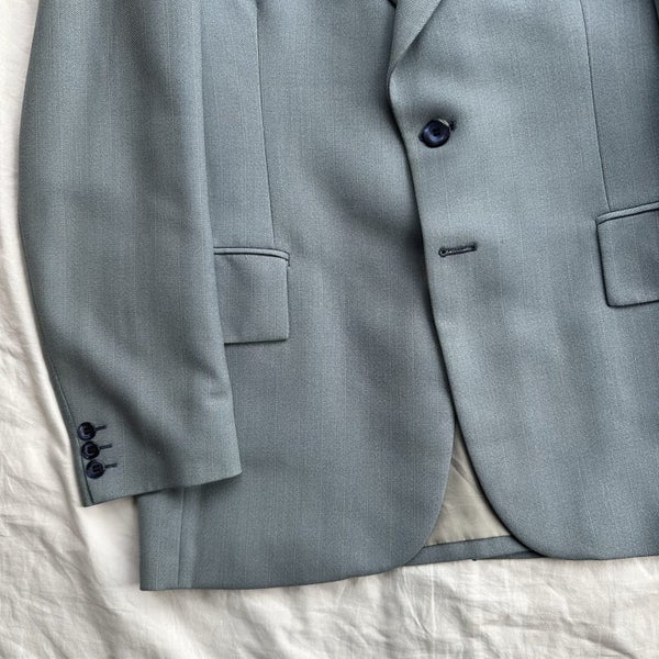 Vintage 1970s Symon & Lowther Striped Pure Wool Suit NZ Made62976712517250112