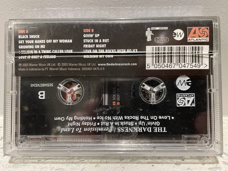 The Darkness - ‘Permission to land’ Cassette 2003 Carousel 3