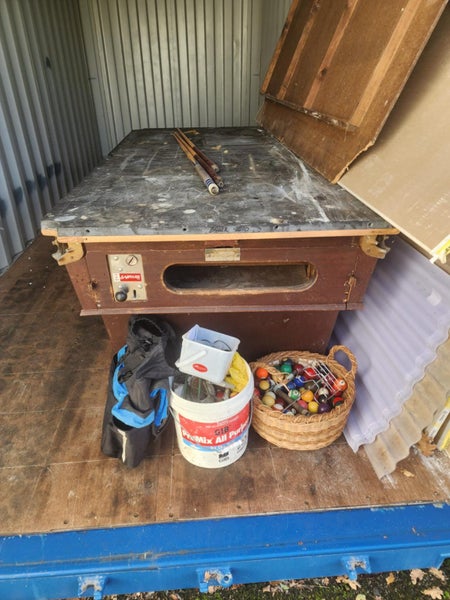 Gib Board, Clear lite, Slate pool table. Carousel 1