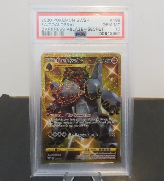 PSA 10 Coalossal 2020 Secret Gold Rare #198629719693648661125