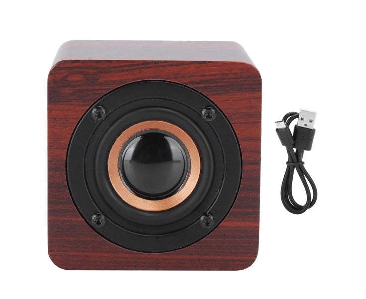 Bluetooth Mini Speakers Portable Wood Wireless LoudSpeakers Sound System 3W O Carousel 1
